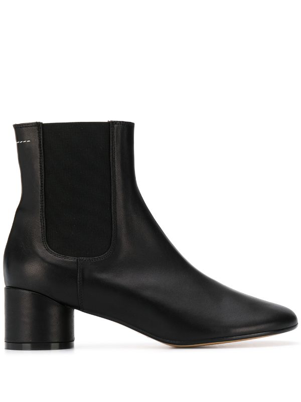 black block heel chelsea boots