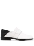 Maison Margiela Tabi leather loafers - White