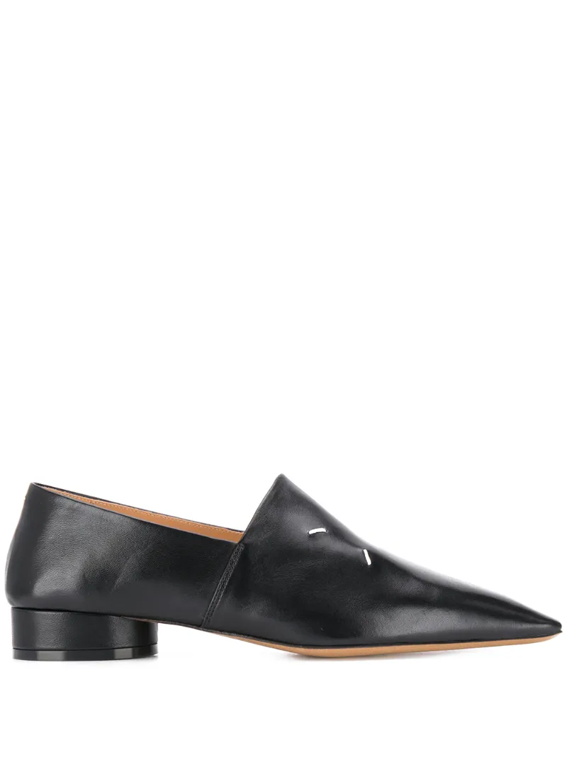 MAISON MARGIELA POINTED-TOE LOAFERS