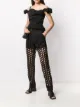 Image 2 of Maison Margiela hole punched tailored trousers