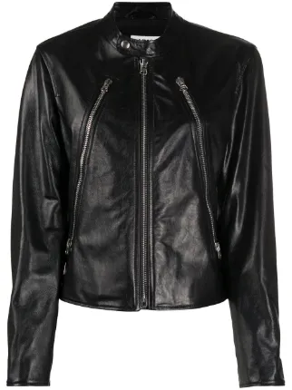 Margiela 5 on sale zip leather jacket