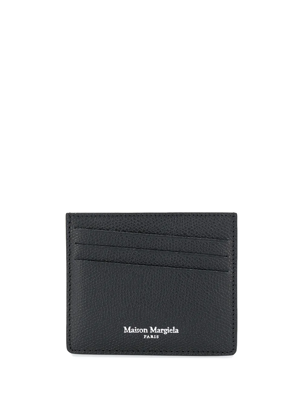 

Maison Margiela diagonal-slot cardholder - Black