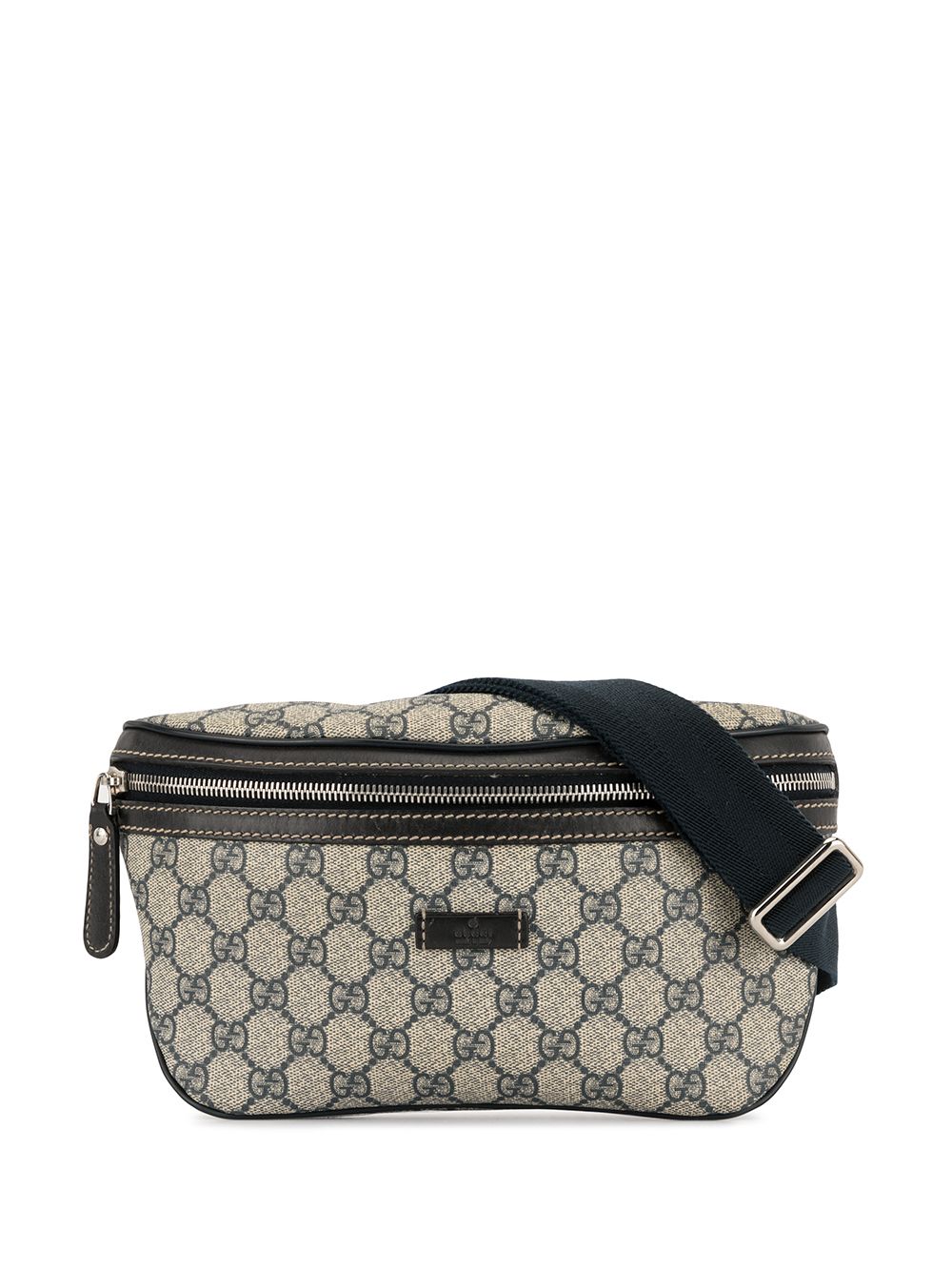 Pre-Owned Gucci Gg Pattern Belt Bag In Blue | ModeSens