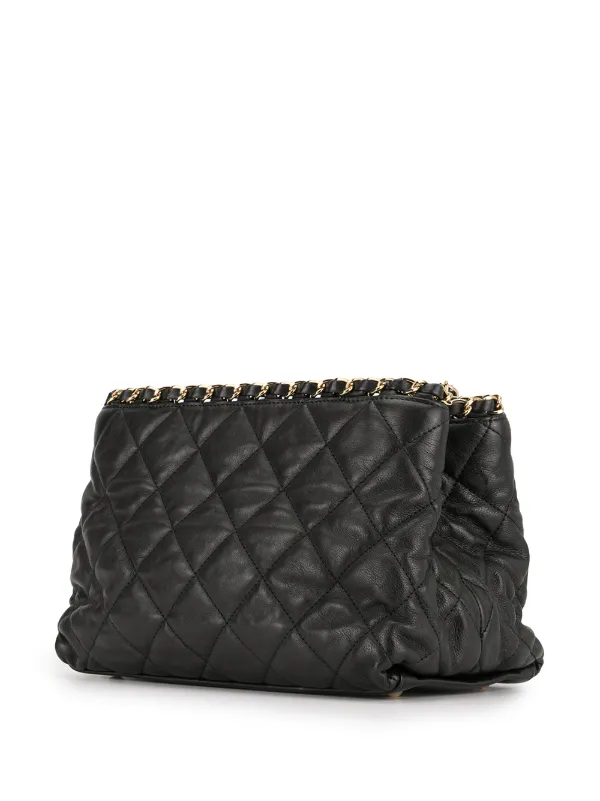 Small black quilted bag sale