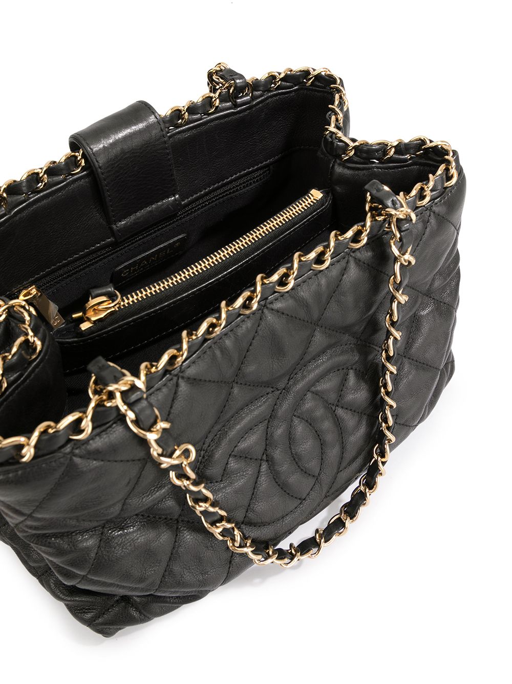 CHANEL small quilted chain shoulder bag Women