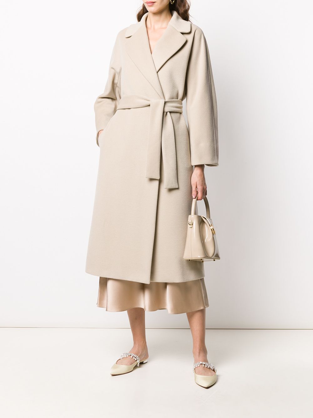 фото Blanca belted long coat