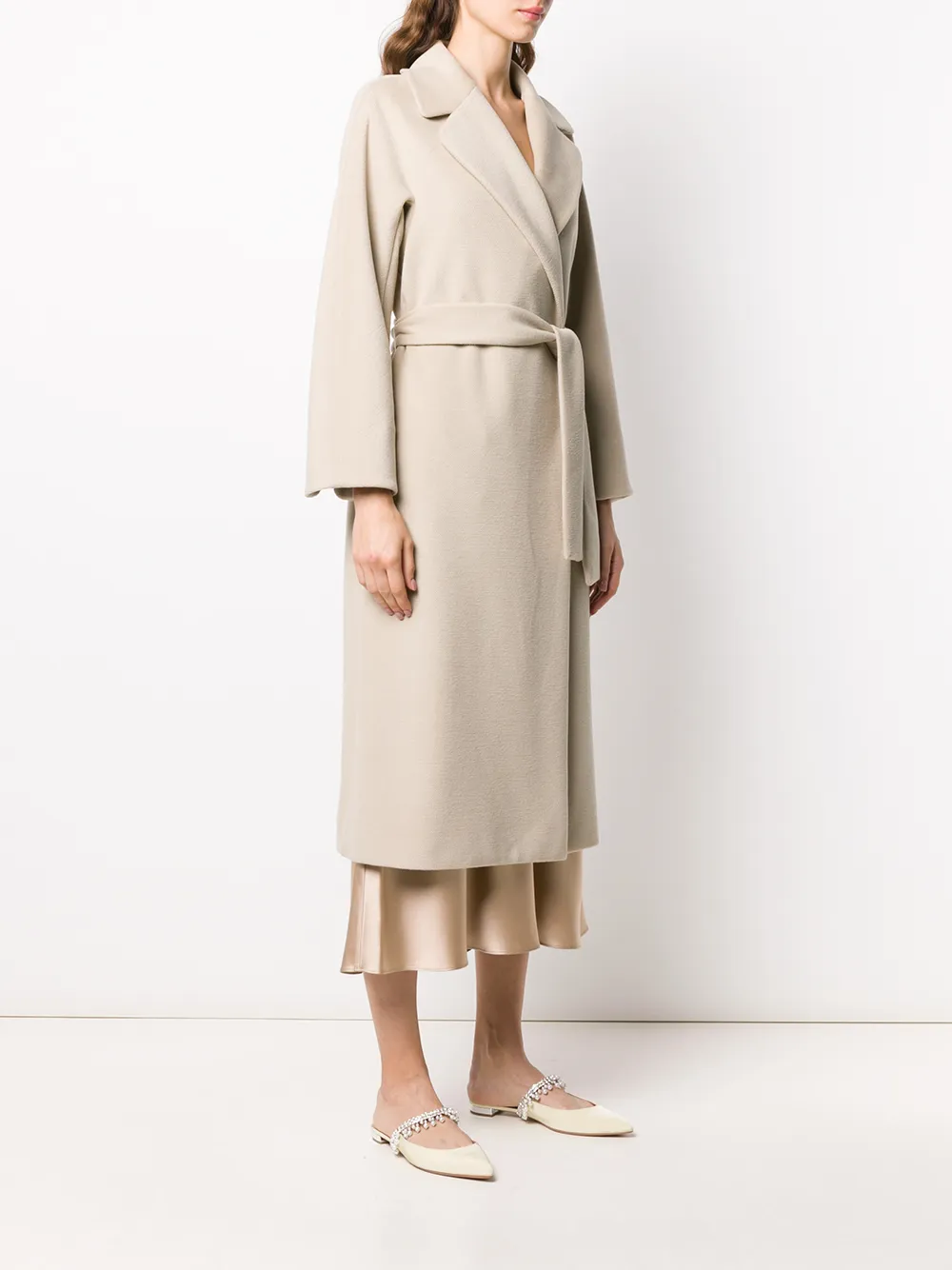 фото Blanca belted long coat