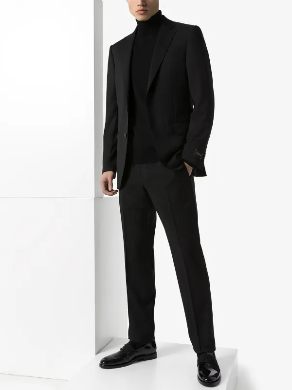 patent leather tuxedo loafers