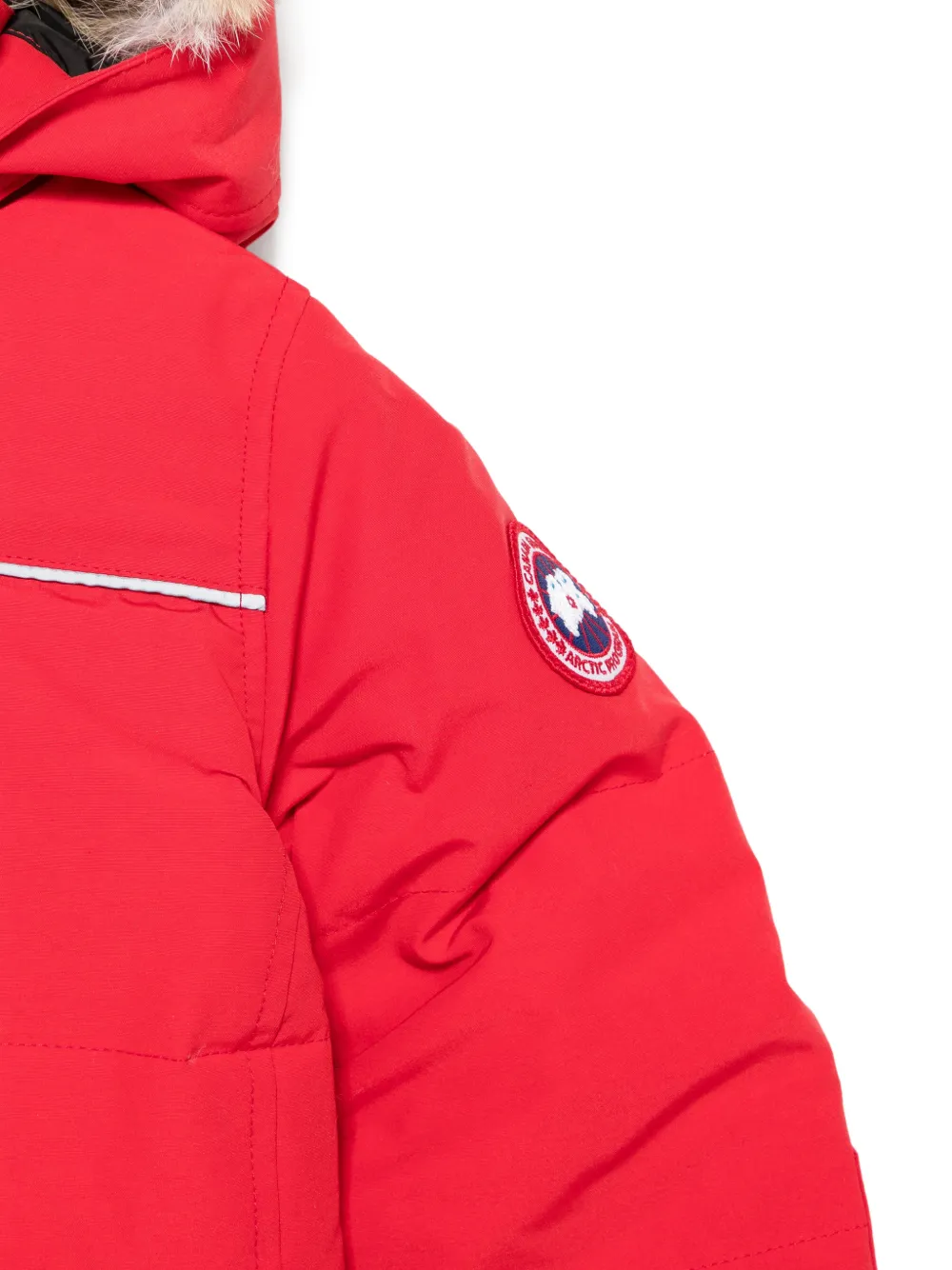 Canada Goose Kids Jack met bontzoom Rood