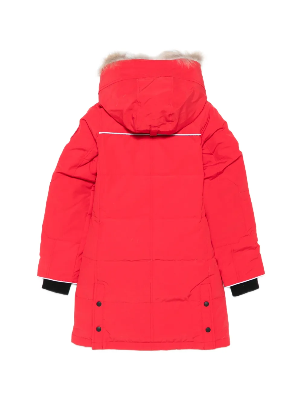 Canada Goose Kids Jack met bontzoom Rood