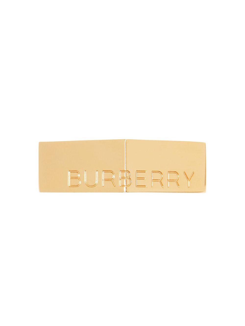 фото Burberry engraved logo ring