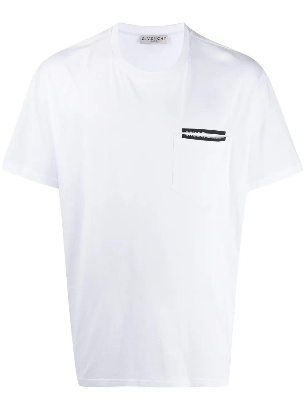 Click to view more detailed imagery on our partner's website Givenchy Logo-print Cotton-jersey T-shirt In White