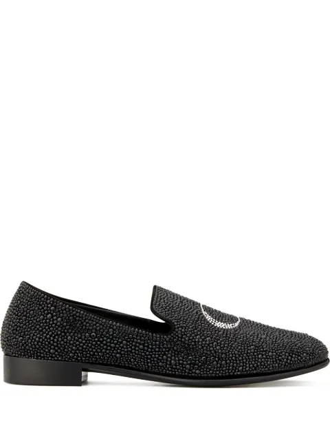Giuseppe Zanotti crystal-embellished loafers