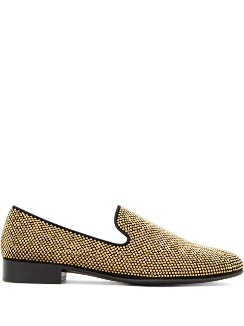 Giuseppe Zanotti mocasines slip-on con detalle de apliques
