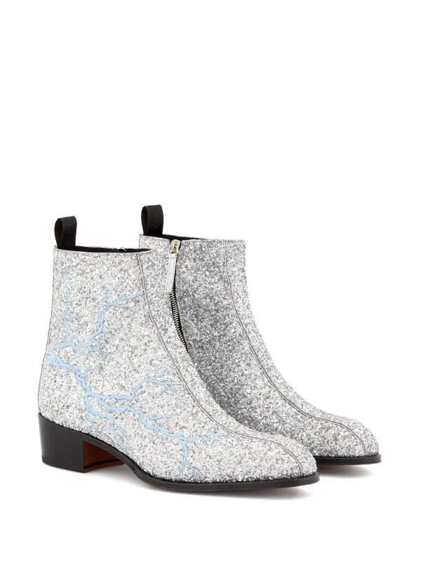 giuseppe zanotti glitter boots
