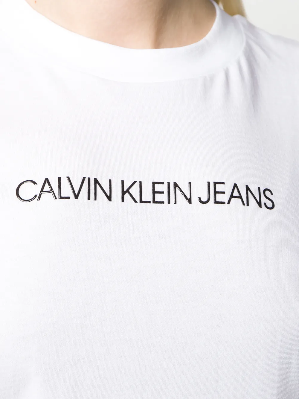 фото Calvin klein jeans футболка с логотипом