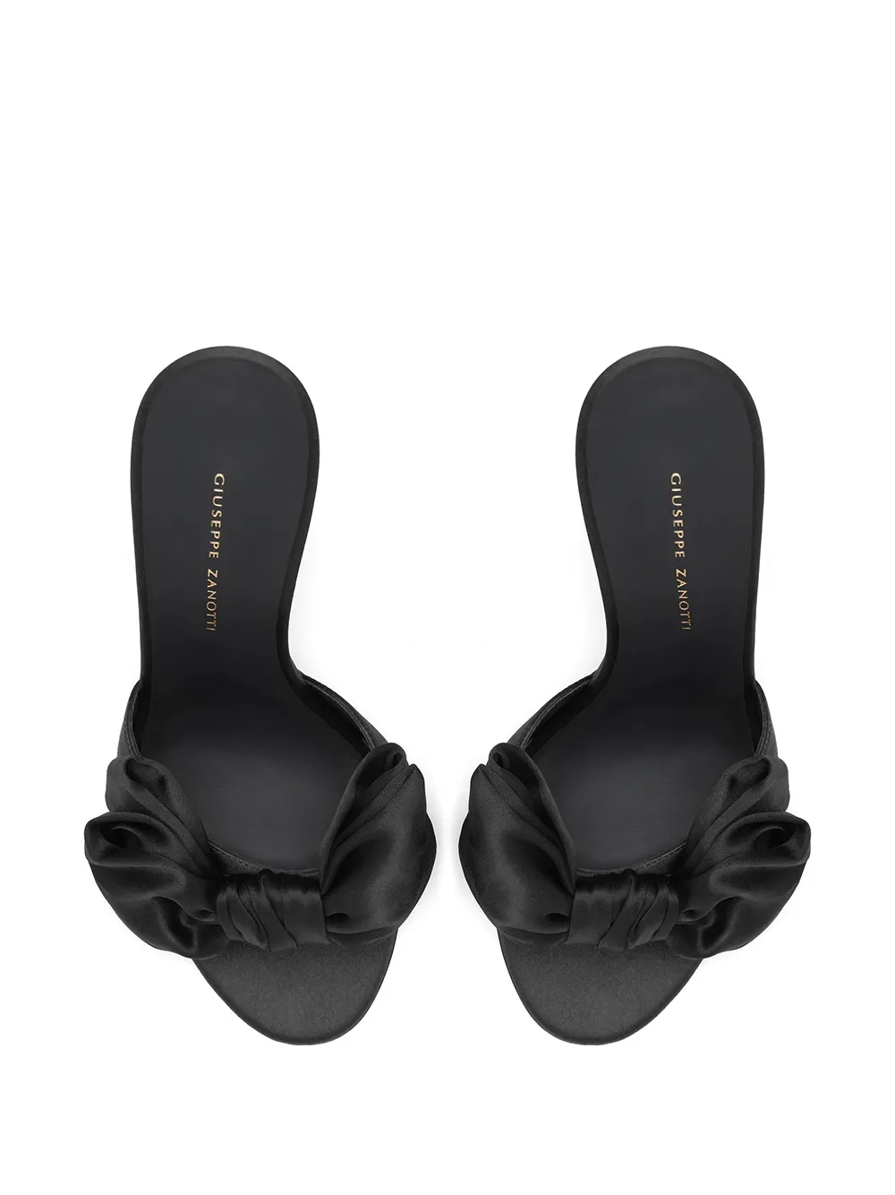 giuseppe zanotti leopard bow slide sandals