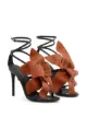 الصورة 2 من Giuseppe Zanotti صندل جلد بأبليكة زهور