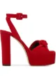 Image 1 of Giuseppe Zanotti suede high platform sandals