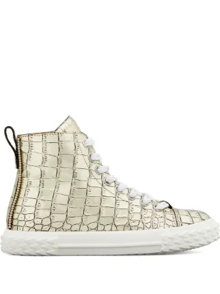 Giuseppe Zanotti クロコパターン ハイカットスニーカー 通販