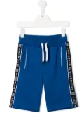 Givenchy Kids drawstring logo shorts - Blue