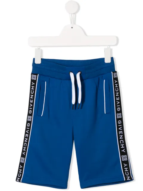 Givenchy Kids drawstring logo shorts
