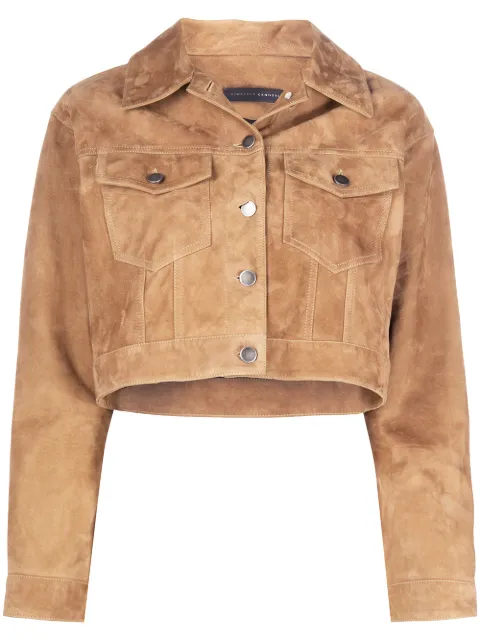 Giuseppe Zanotti oversized cropped jacket