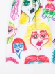 Moschino Kids فستان بطبعة شعار جرافيك