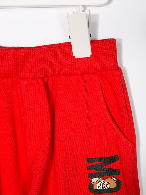 kids red track pants