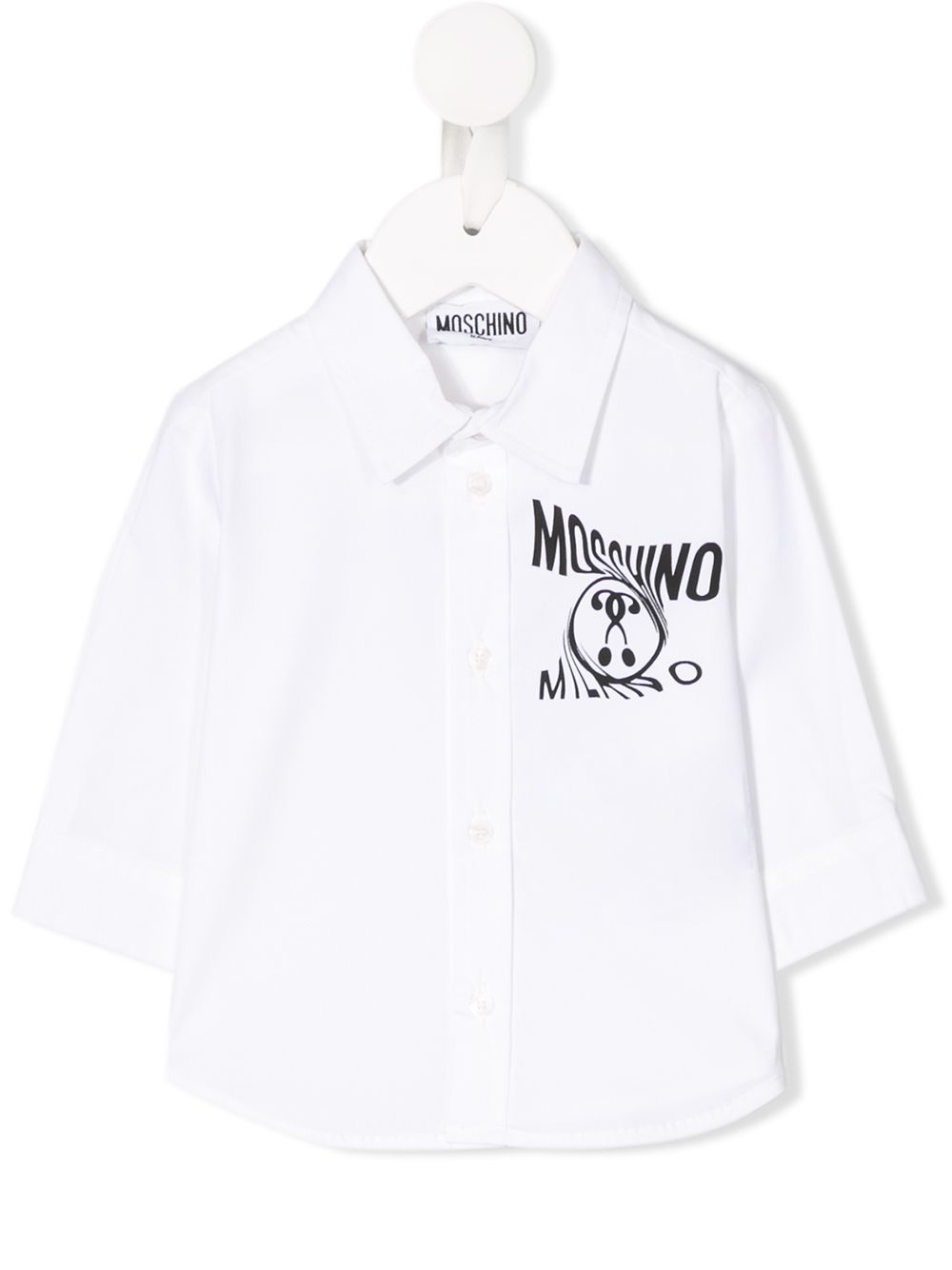 фото Moschino kids рубашка с логотипом