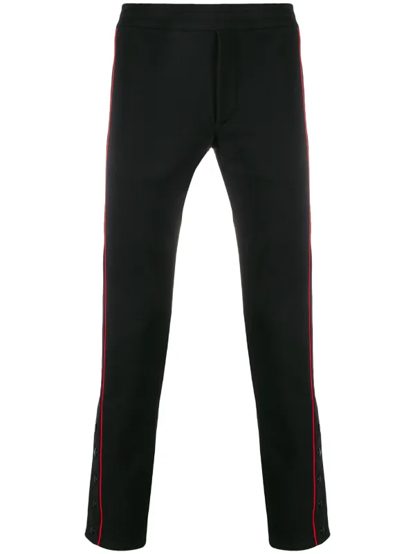 snap button track pants