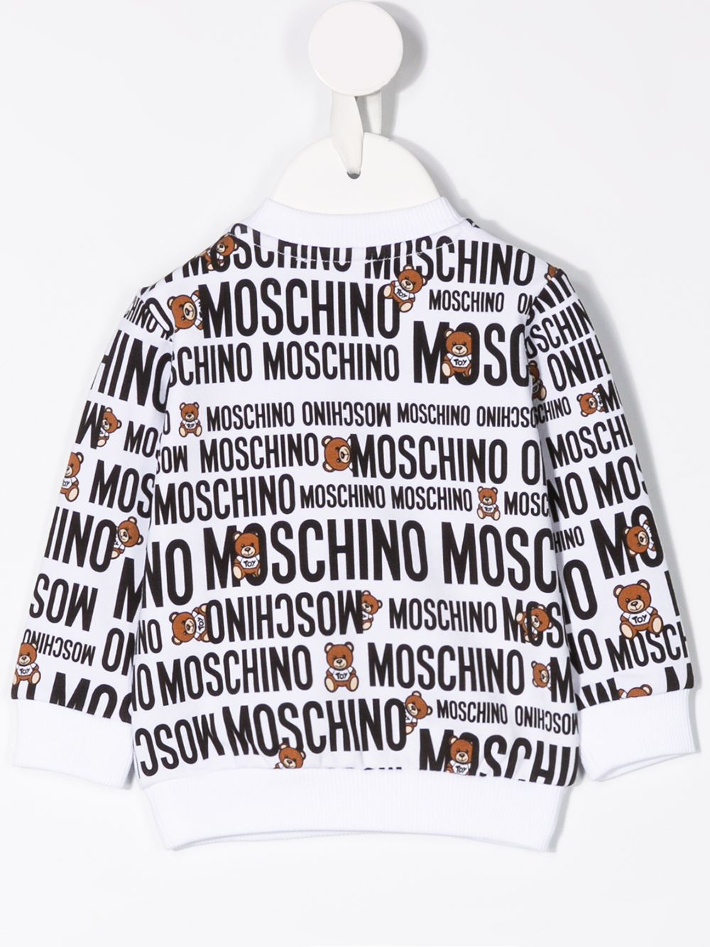 фото Moschino kids толстовка с логотипом