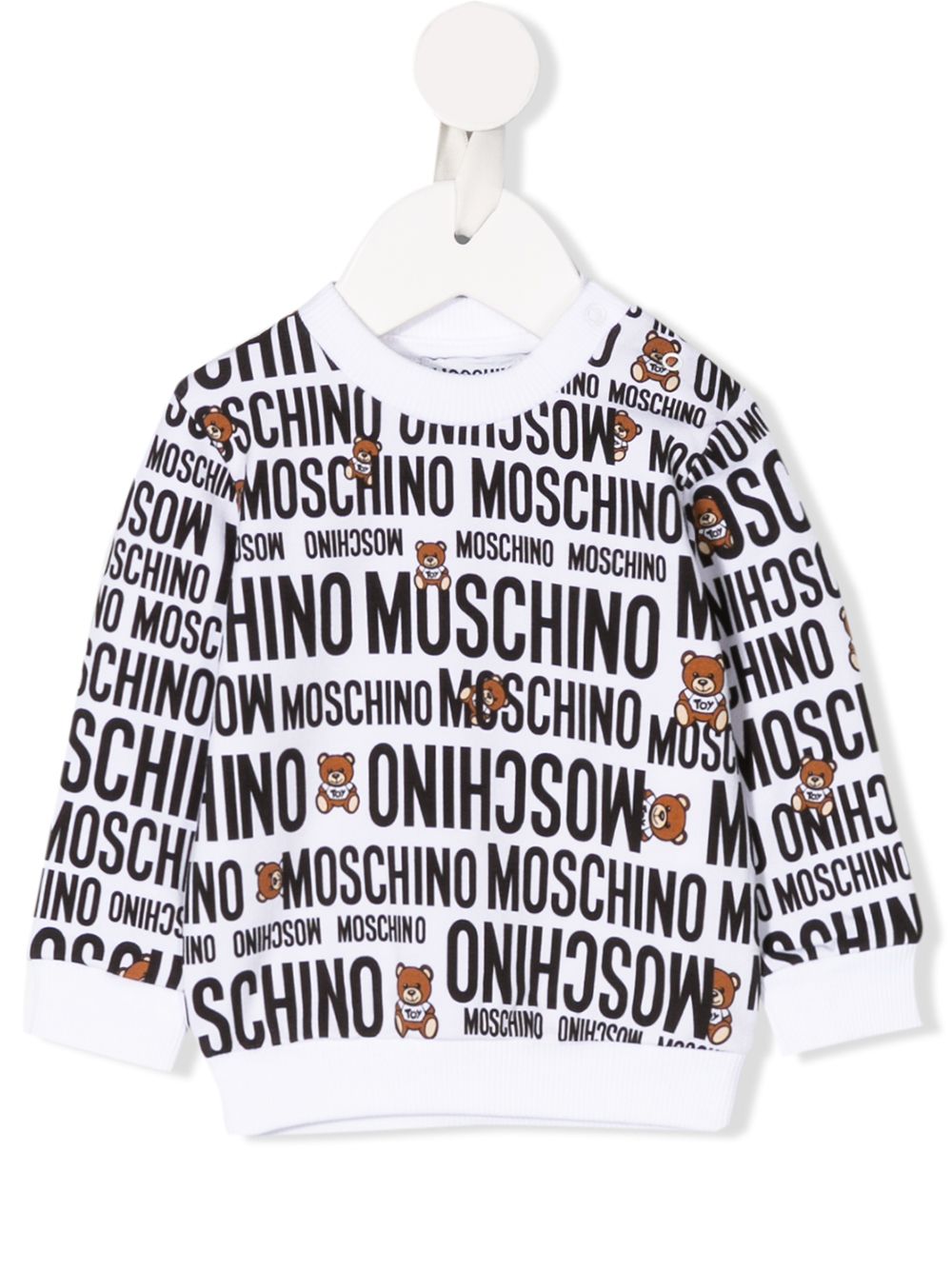 фото Moschino kids толстовка с логотипом