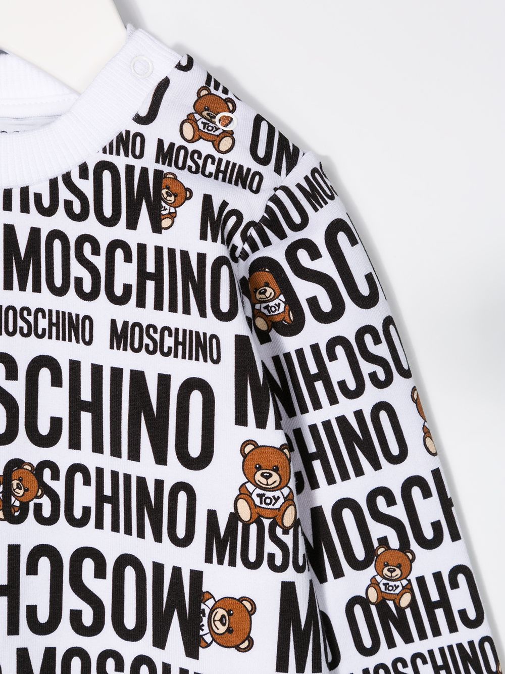 фото Moschino kids толстовка с логотипом