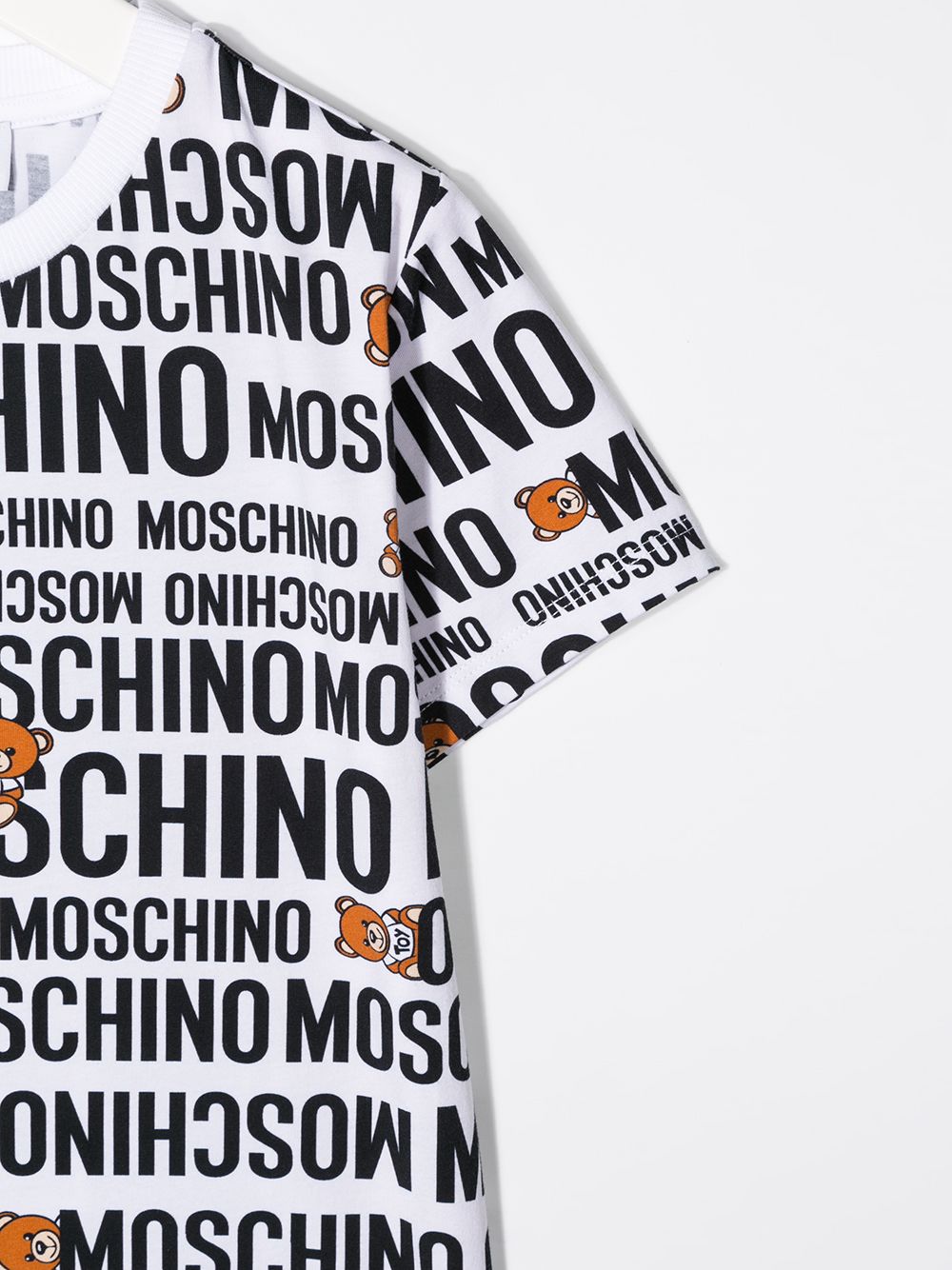 фото Moschino kids футболка с логотипом