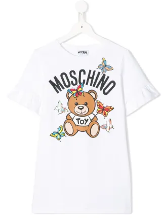 frill sleeve shirt dress