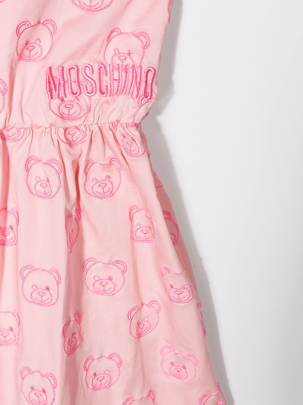 фото Moschino kids шорты с вышивкой teddy bear