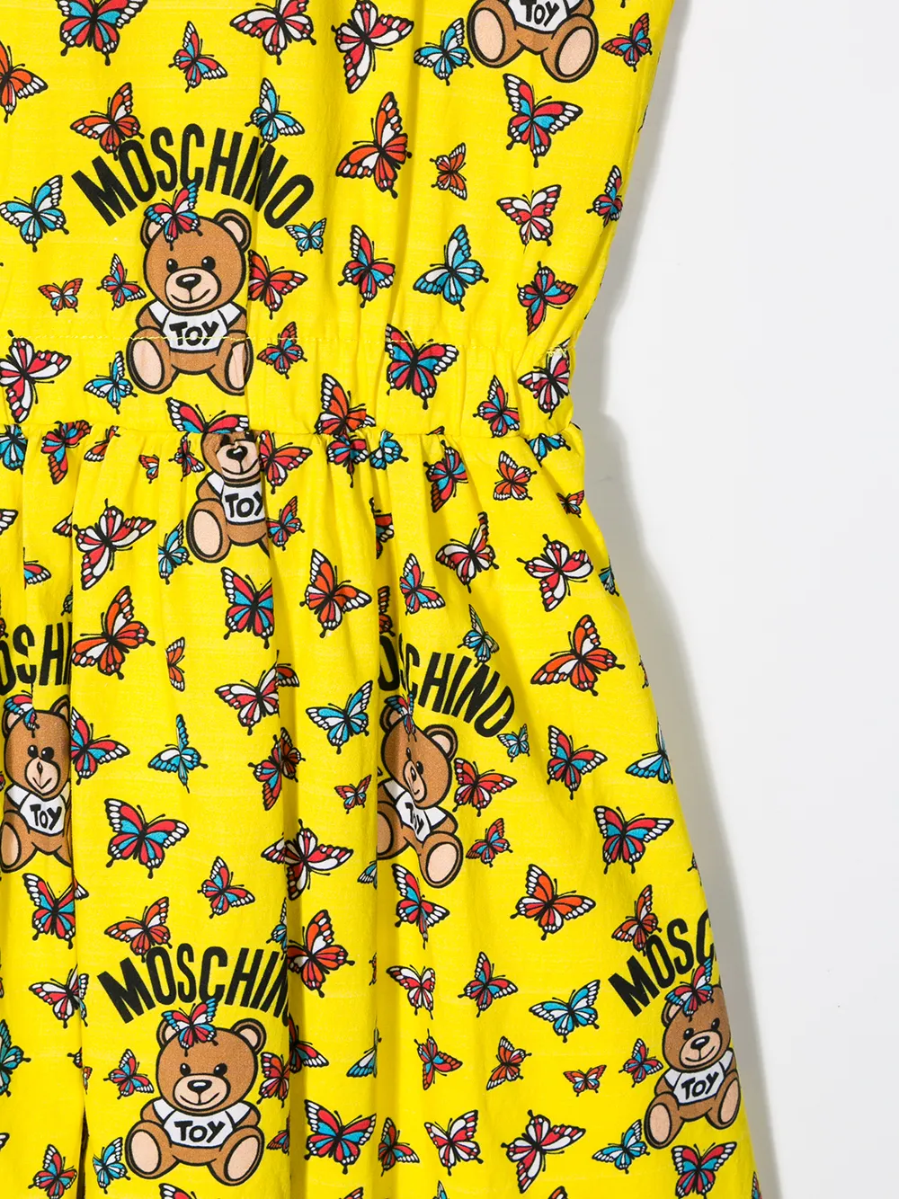 фото Moschino kids платье с принтом