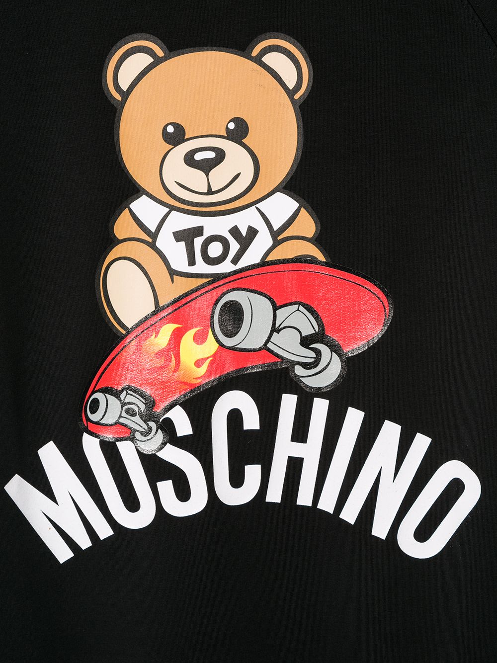 фото Moschino kids платье-футболка teddy bear