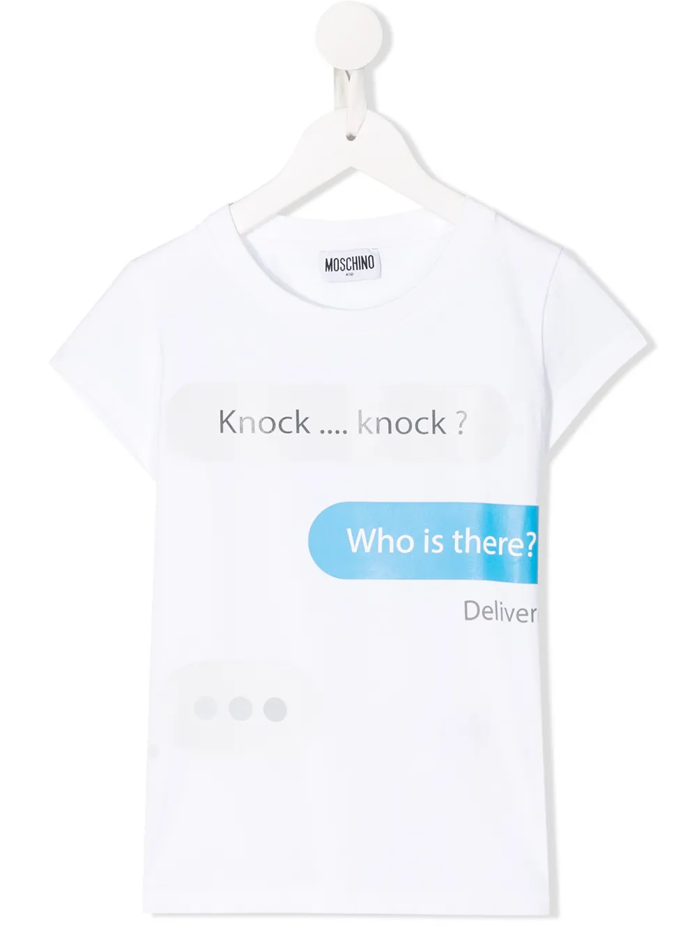 MOSCHINO KNOCK KNOCK T-SHIRT