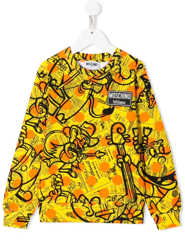 moschino boys sweatshirt