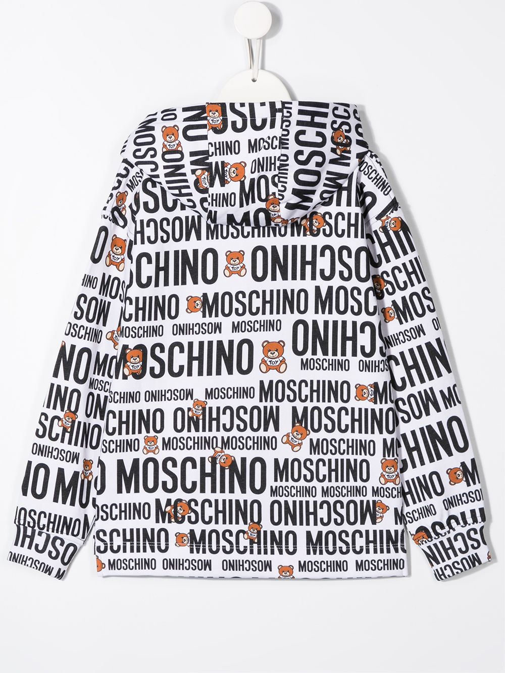 фото Moschino kids худи со сплошным принтом