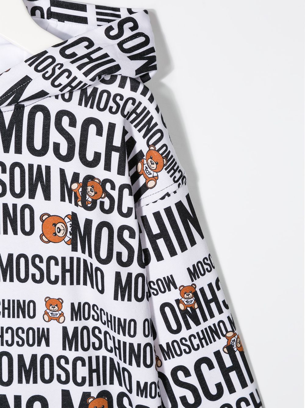 фото Moschino kids худи со сплошным принтом