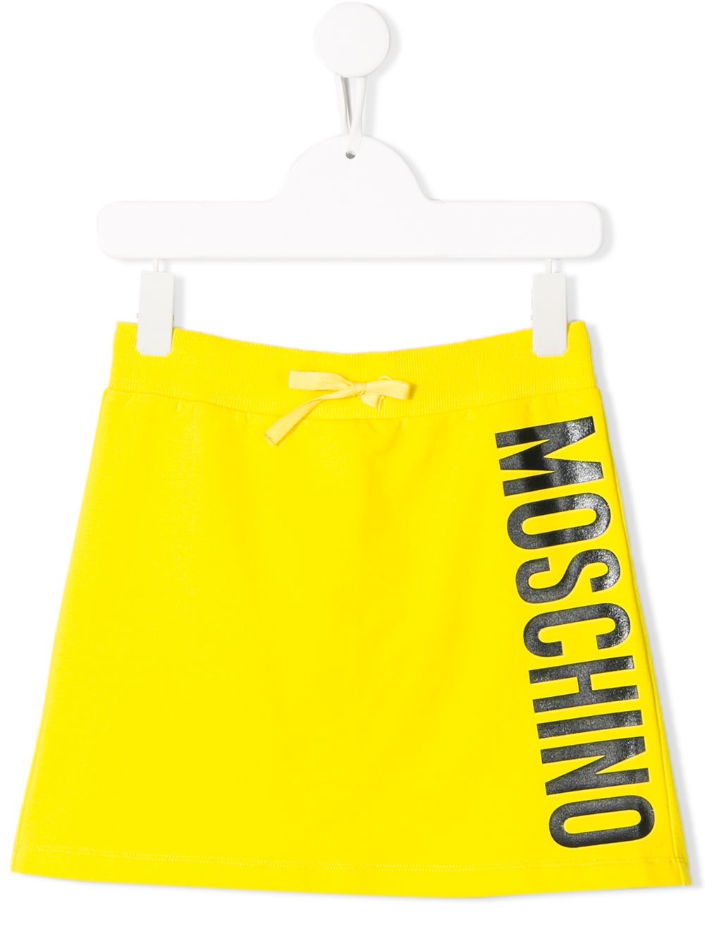 фото Moschino kids teen logo print drawstring skirt