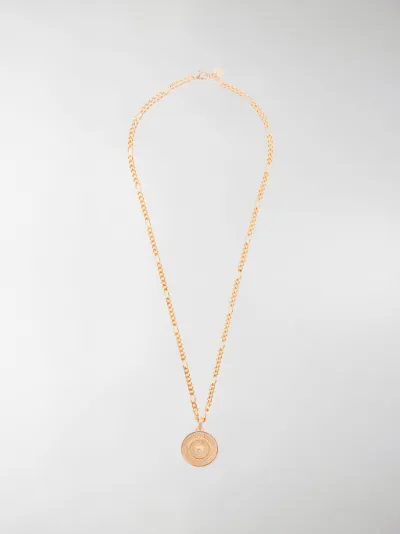 Versace Medusa medallion necklace gold 