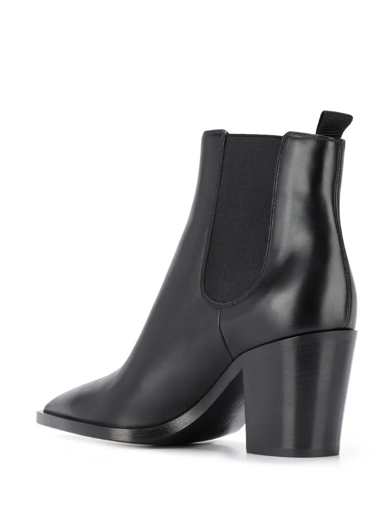 GIANVITO ROSSI 75MM ELASTICATED POINTED TOE BOOTS