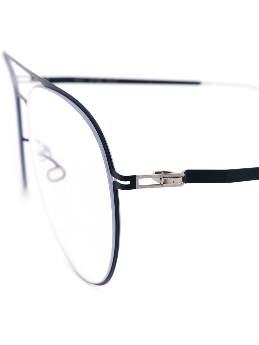 Shop Mykita Eero Pilot-frame Glasses In Blue