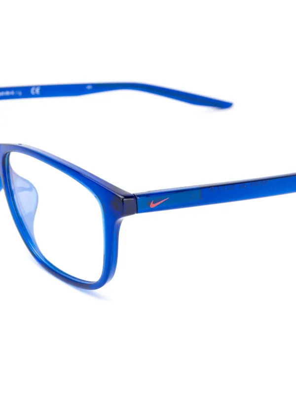 Nike Kids Lunettes De Vue à Monture Ronde Bleu FARFETCH DZ