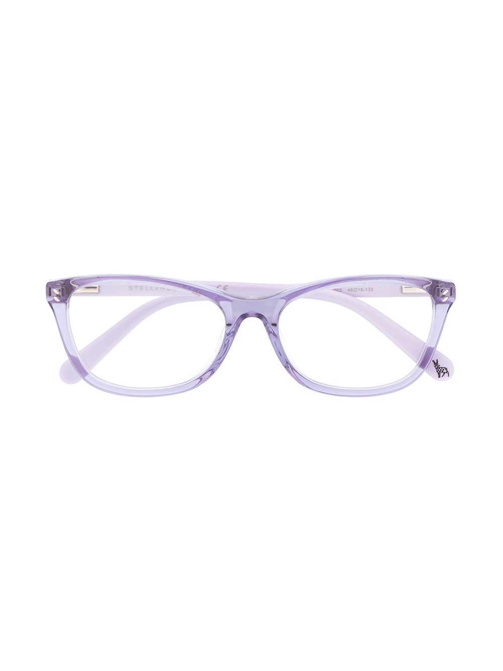 Stella Mccartney Kids' Square-shaped Frames In Purple