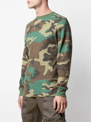 supreme thermal pants camo
